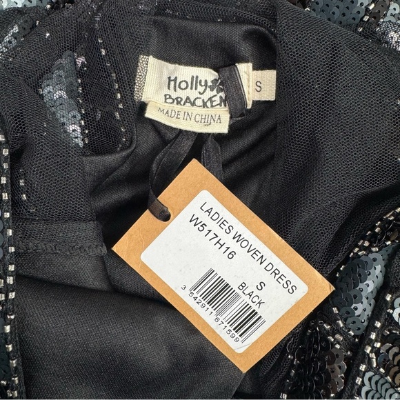 Molly Bracken Black and Silver Sequin Dress - Picture 6 of 6